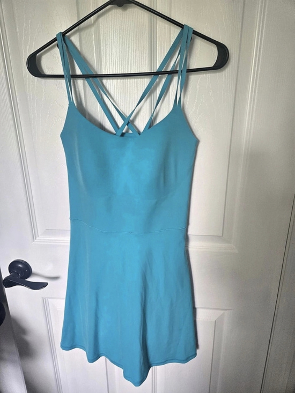 OffLine by Aerie Real Me Hold Up! Strappy Dress Blue Large